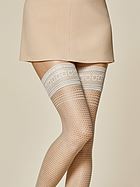 Romantic stay-ups, openwork lace
